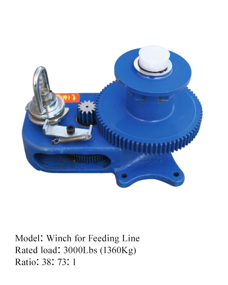 Winch for Feeding Line (3000Lbs) 